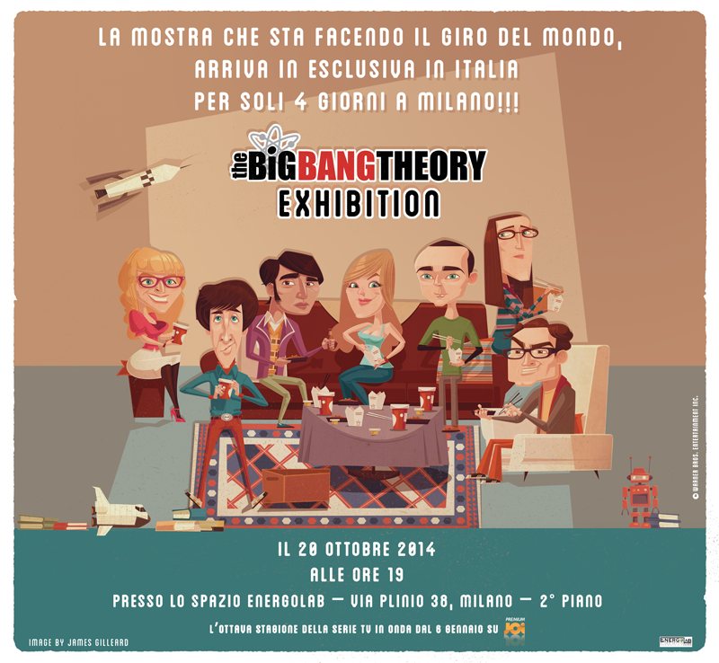 The BigBang Theory Exhibition - invito