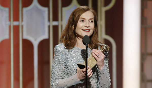 Isabelle Huppert - Golden Globe 2017