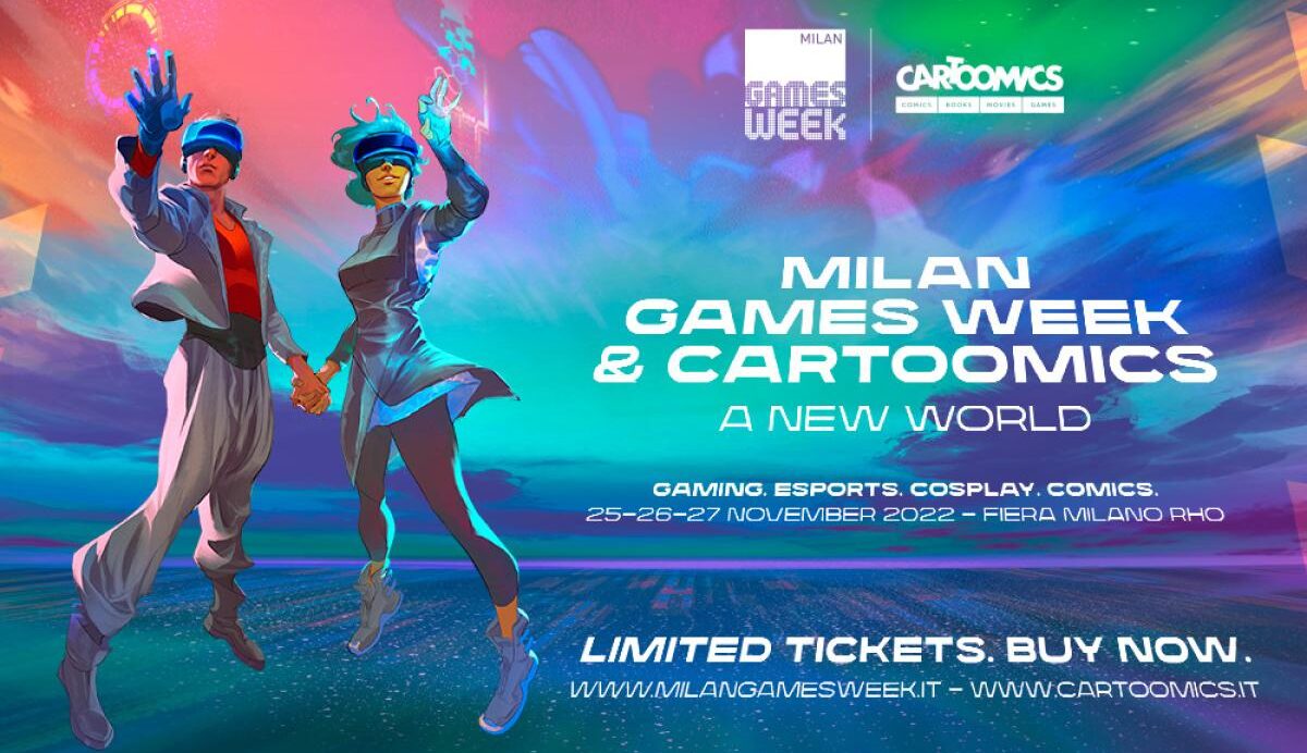 Locandina Milan Games Week Cartoomics 2022