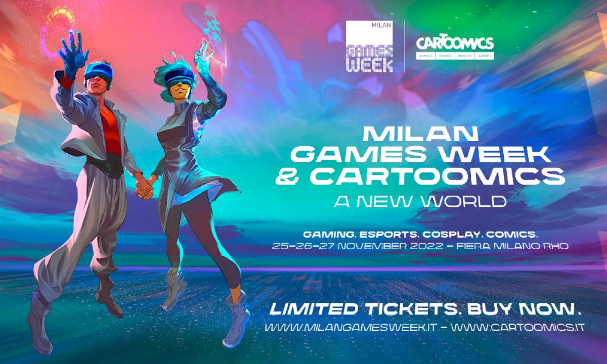 Locandina Milan Games Week Cartoomics 2022