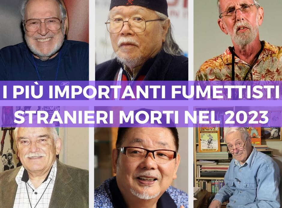 I piu importanti fumettisti stranieri morti nel 2023