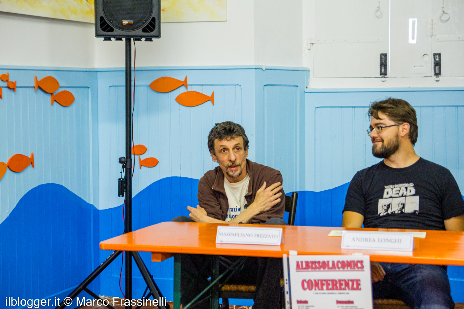 Massimiliano Frezzato e Andrea Longhi ad Albissola Comics 2014