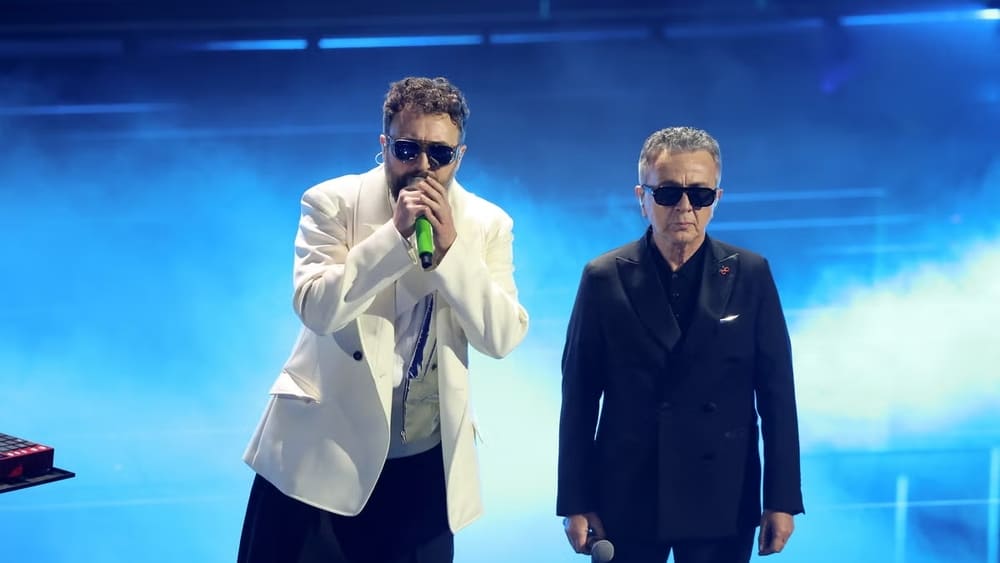 Festival di Sanremo 2026 - Dargen-D’Amico-con-Pupo-e-Fabrizio-Bosso