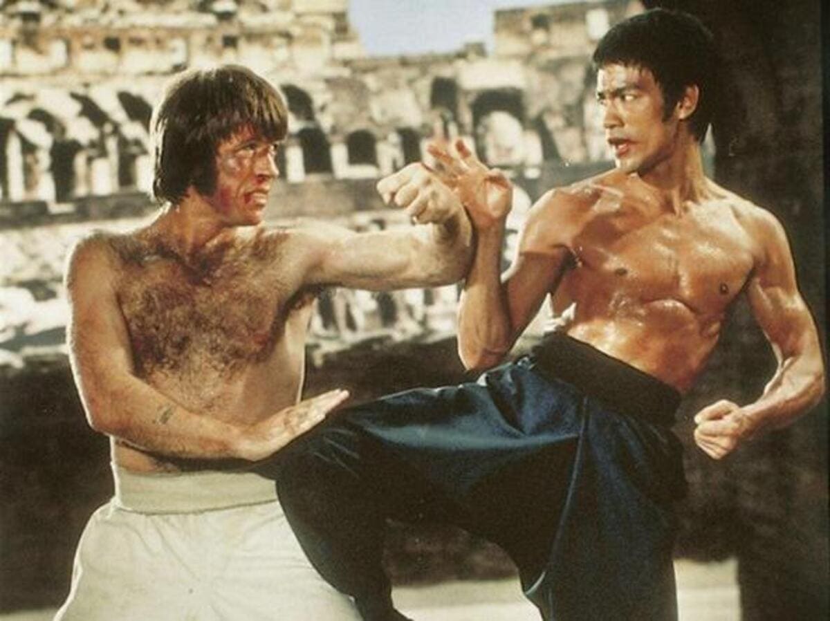 Chuck Norris e Bruce Lee
