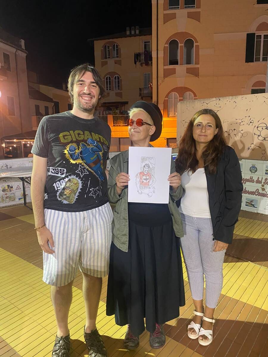 Marco Frassinelli e Debora Trachelio insieme a Lola Airaghi