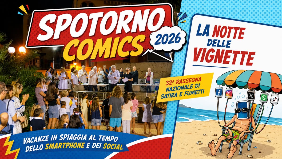 Spotorno Comics 2026: la Notte delle Vignette tra fumetti e caricature